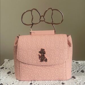 Loungefly Disney Minnie Mouse Pink & Rose Gold Crossbody Bag NWT